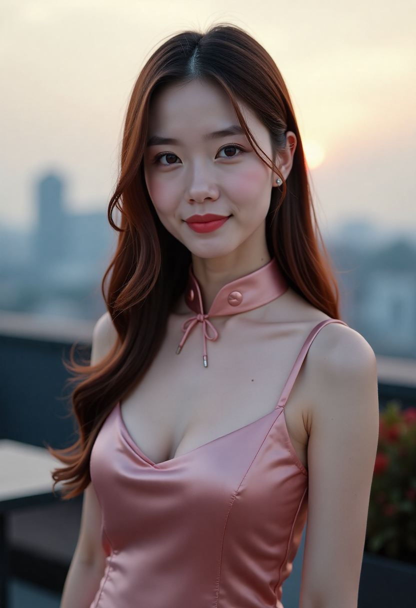 绛色预告海报
